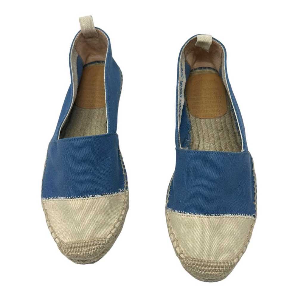 CASTAÑER Kenda Canvas Blue/White  Espadrilles Siz… - image 1