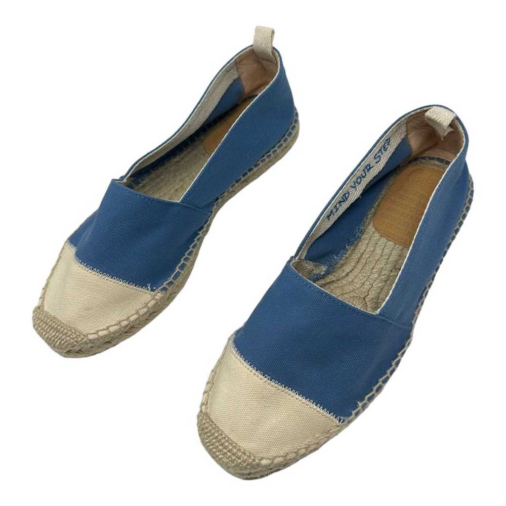 CASTAÑER Kenda Canvas Blue/White  Espadrilles Siz… - image 2