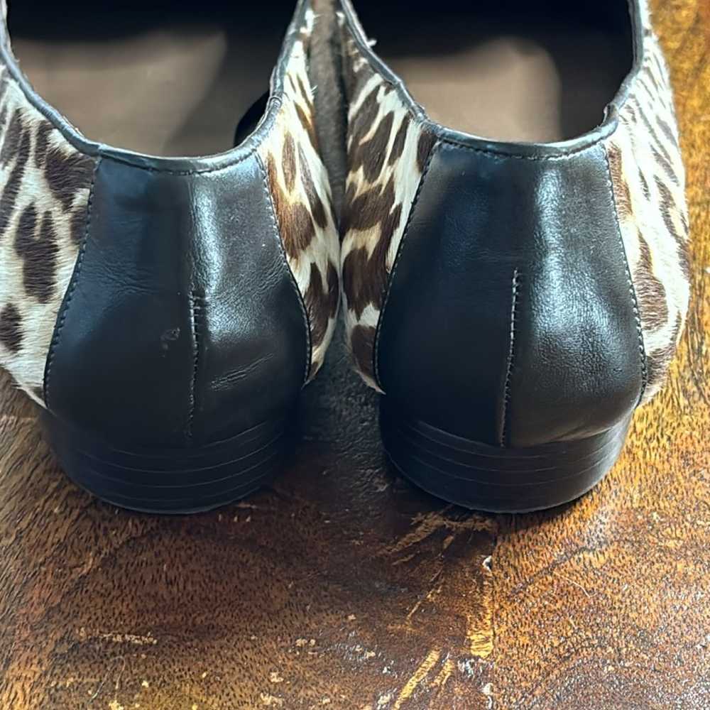 NWOT Brighton Eve Leopard Print Calf Hair Flats - image 6