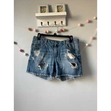 Garage Garage Girlfriend Short Denim Jean Distress