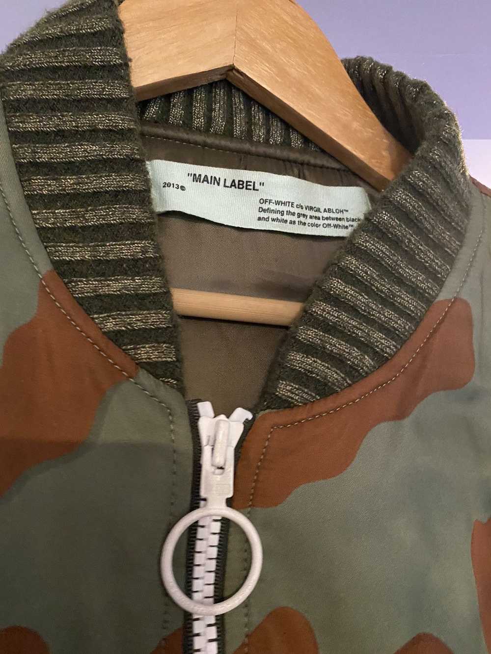 Off-White Off-white camo bomber jacket with strap - image 3