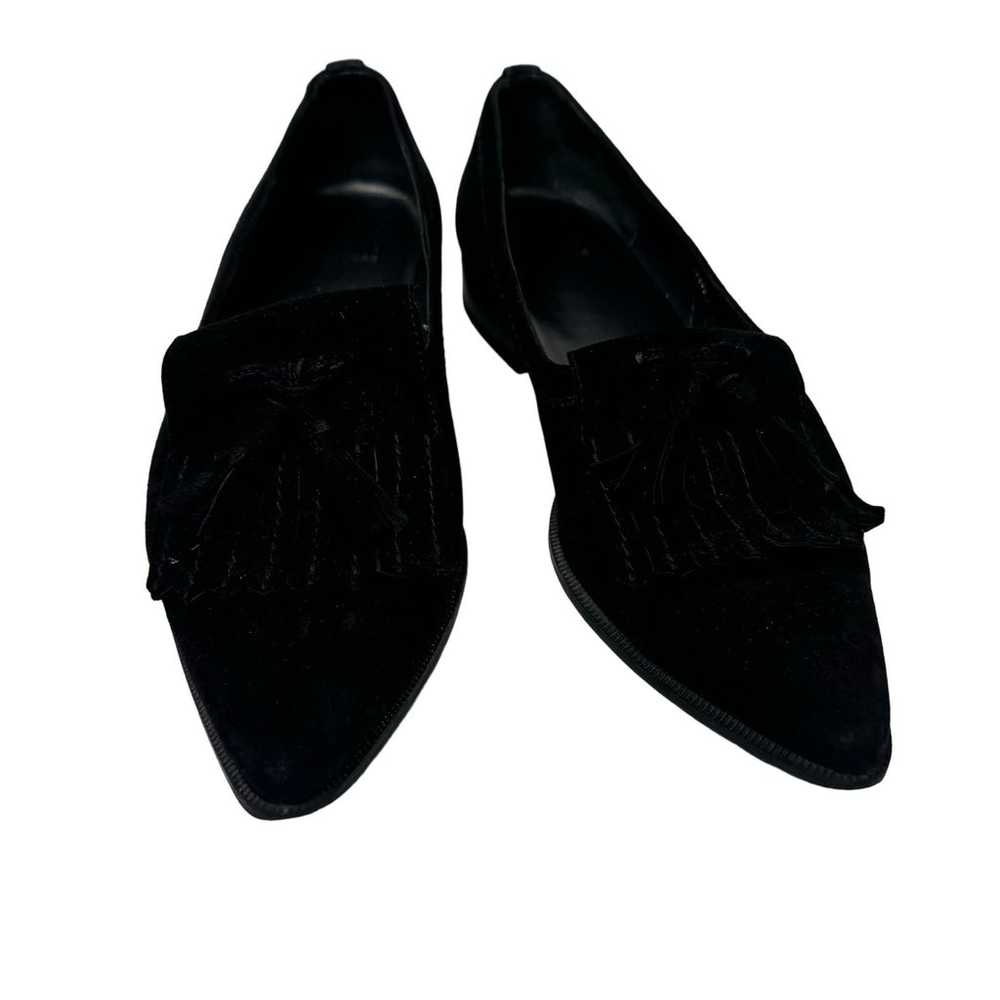 Stuart Weitzman Flat Womens 8.5 Black Suede Flat … - image 1