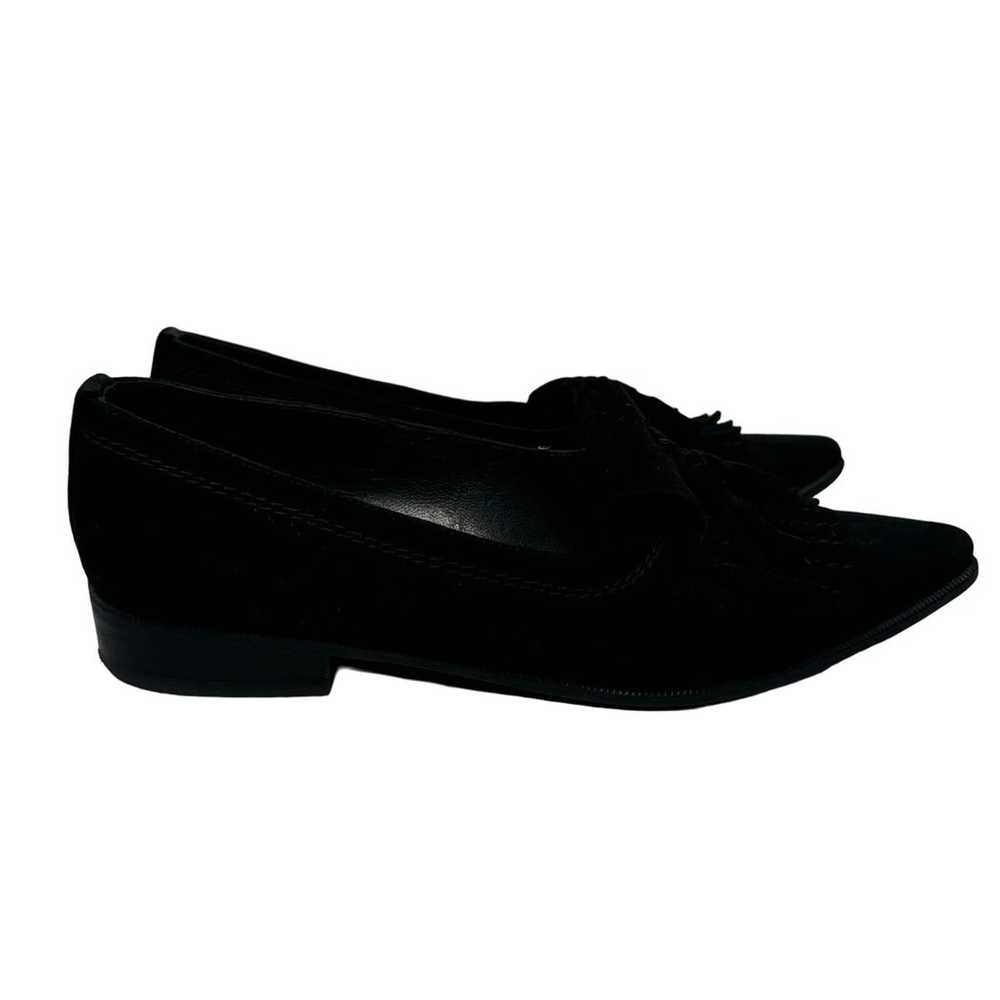 Stuart Weitzman Flat Womens 8.5 Black Suede Flat … - image 4