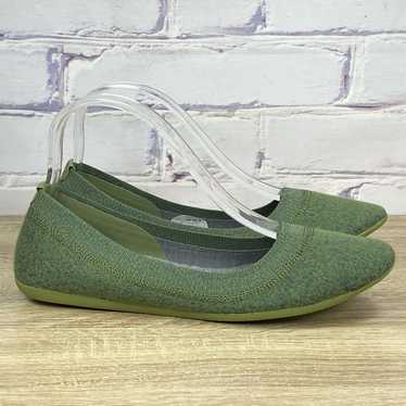 Allbirds Wool Breezers Green Ballet Flats Women's… - image 1