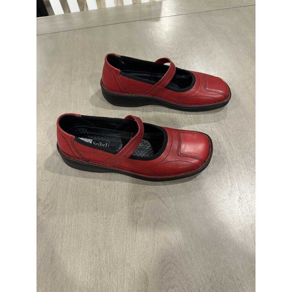 Josef Seibel women’s Mary Jane Shoes Red Size 38 … - image 2