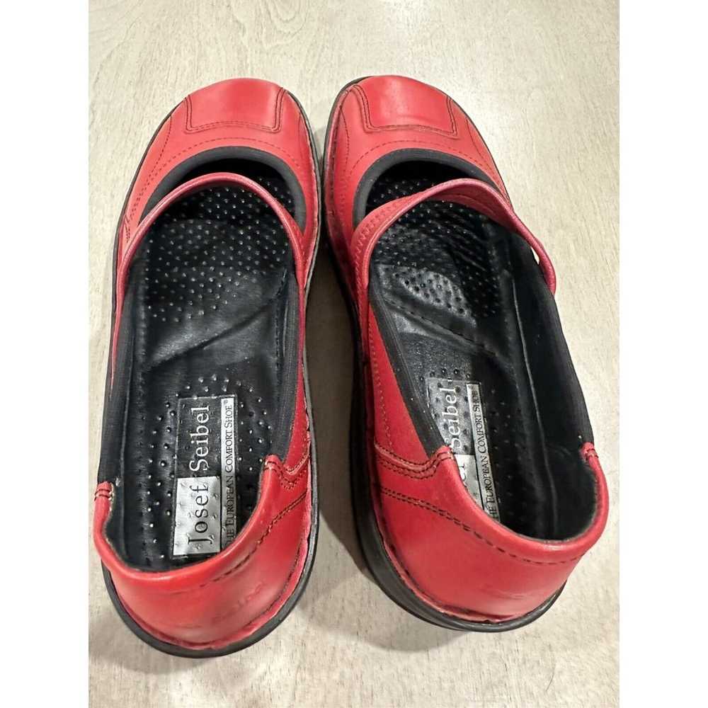 Josef Seibel women’s Mary Jane Shoes Red Size 38 … - image 7