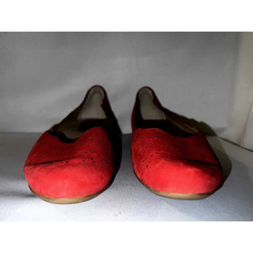 EARTHIES Shoes Women's Size 10B Red Leather LINDI… - image 4