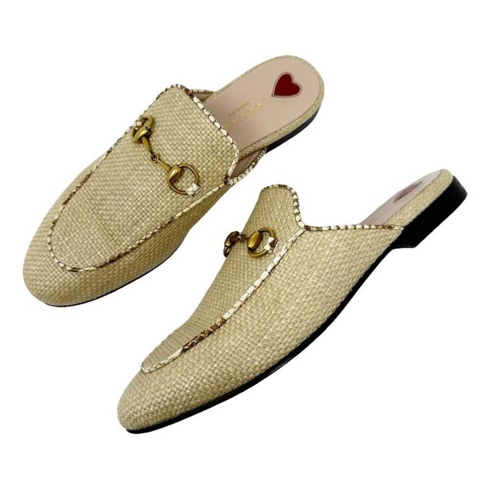 Gucci Princetown leather flats - image 1