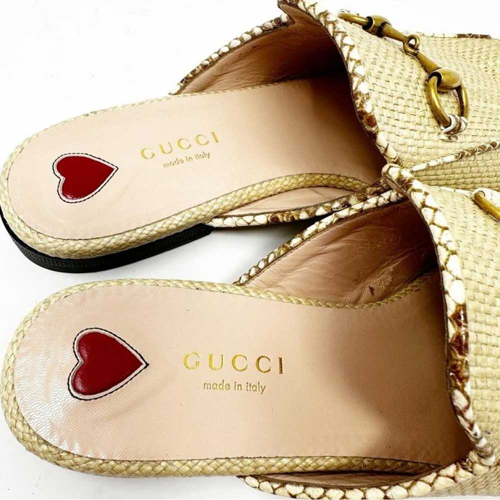 Gucci Princetown leather flats - image 6