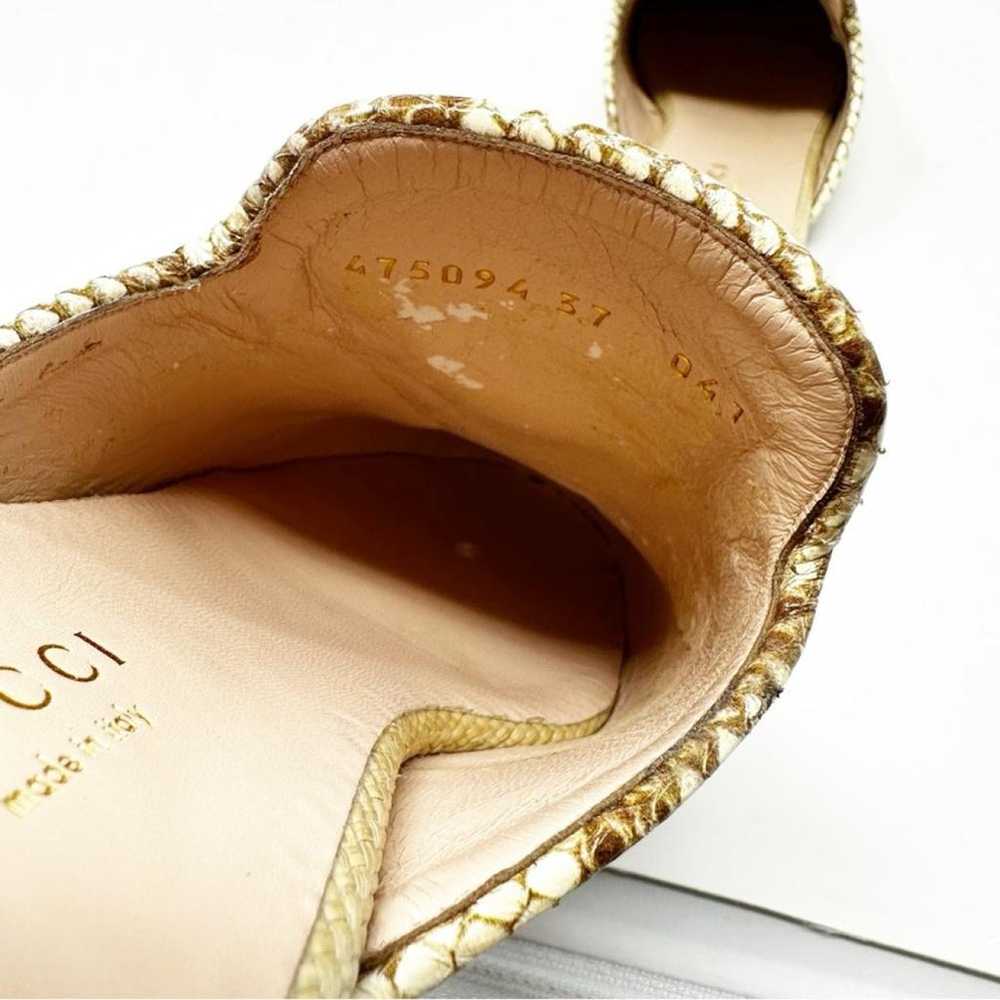 Gucci Princetown leather flats - image 7