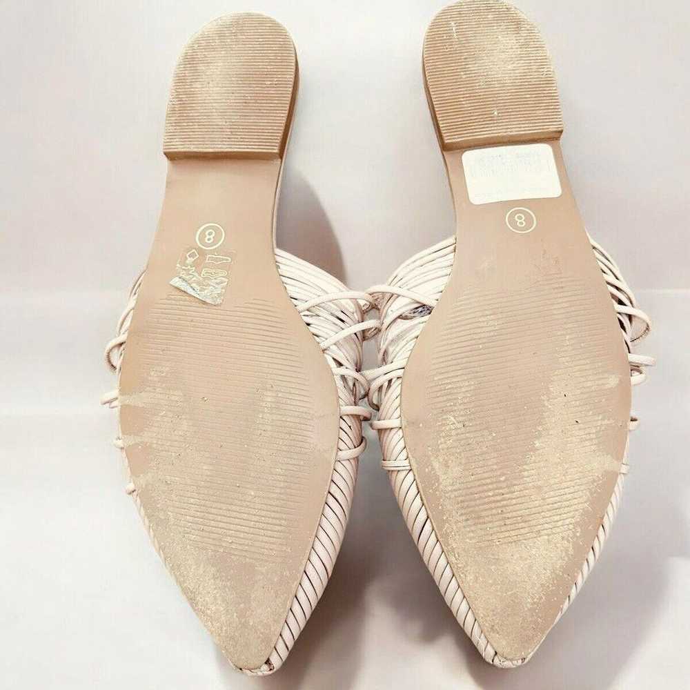 Nordstroms 42Gold Cleo Rose Leather Flat Mules US8 - image 3