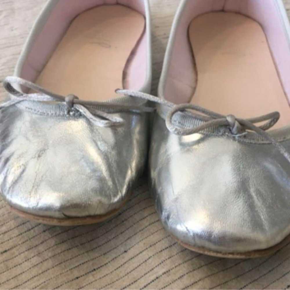 Silver flat ballet shoes IENA Spick and Span - image 3