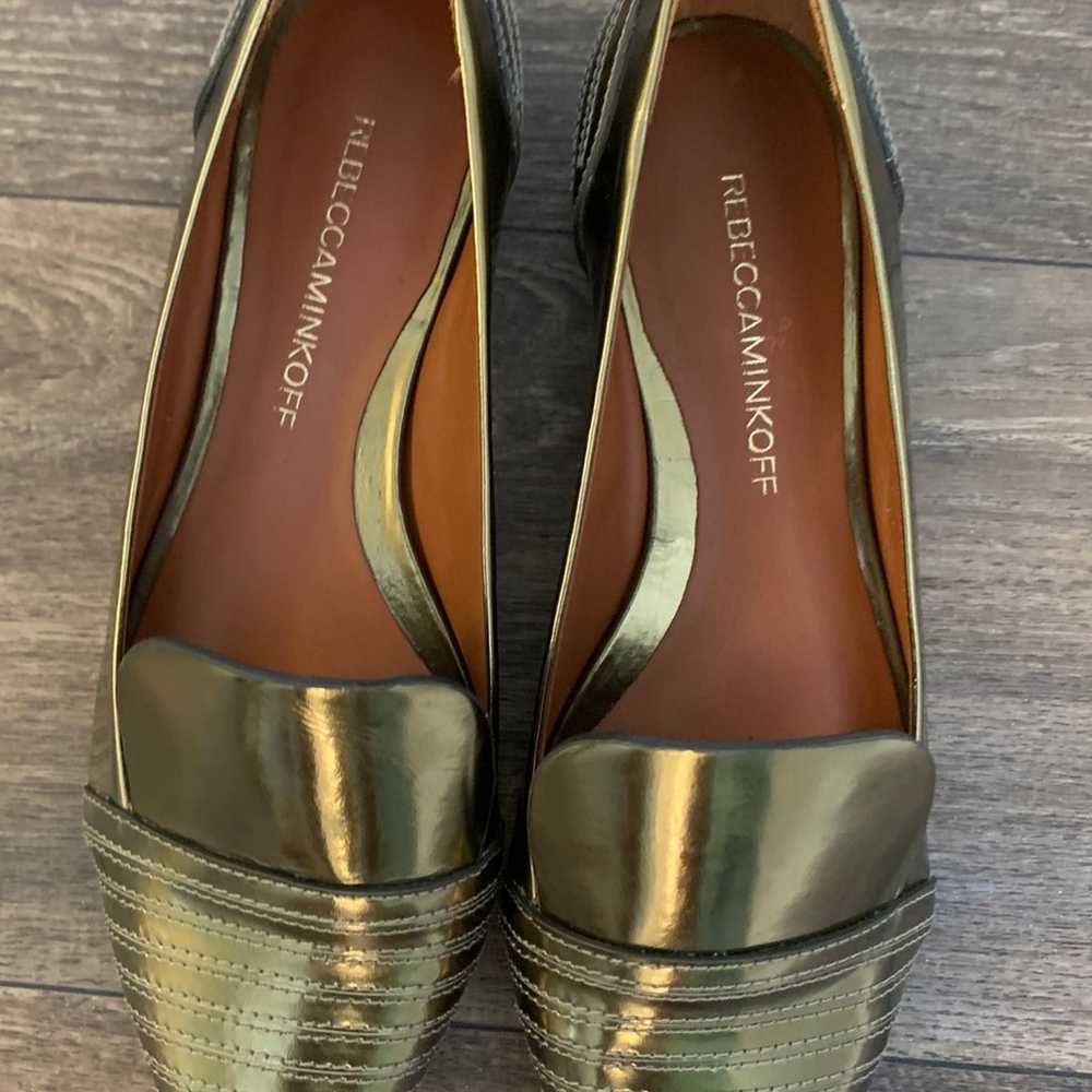 Rebecca Minkoff metallic loafers - image 1