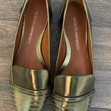 Rebecca Minkoff metallic loafers - image 1