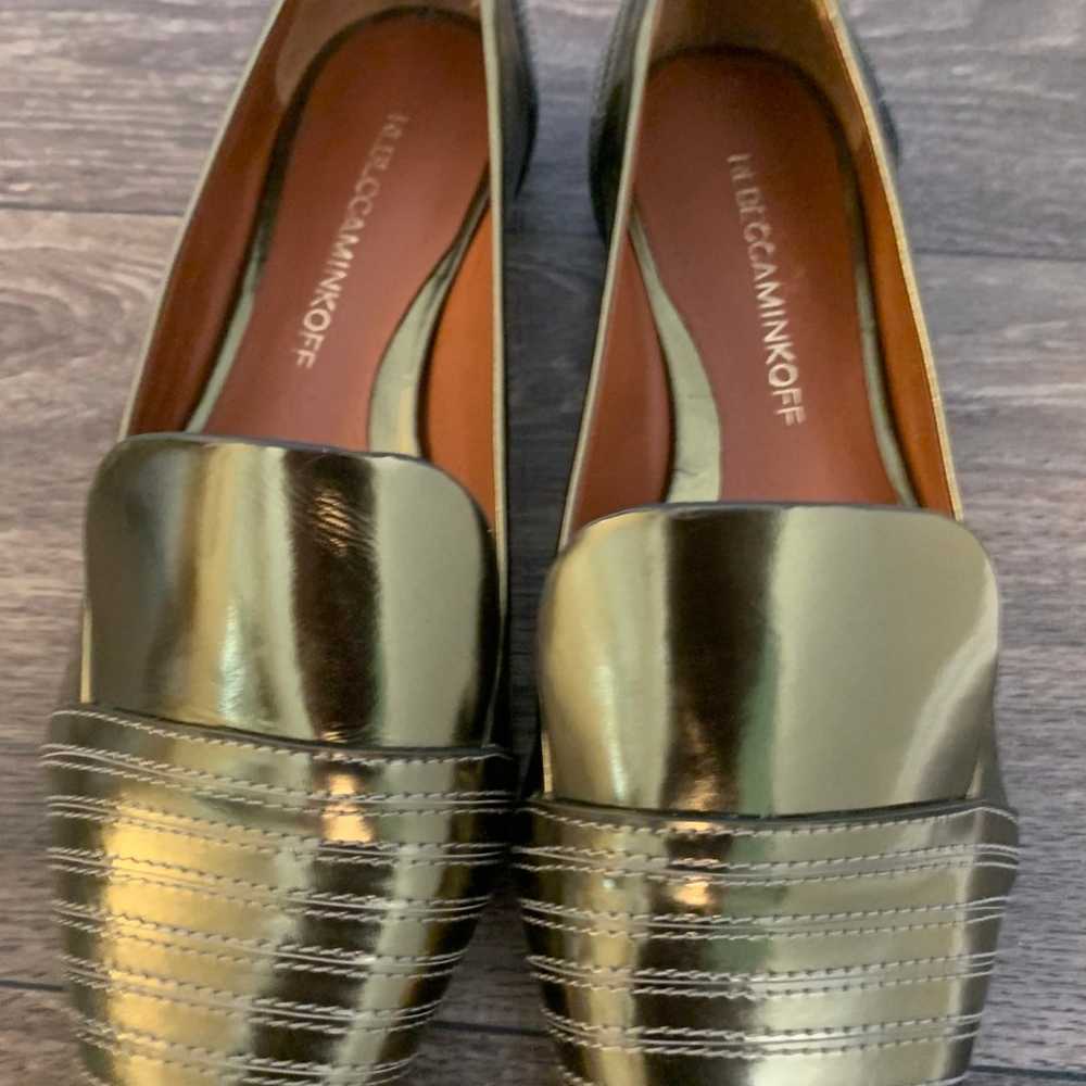 Rebecca Minkoff metallic loafers - image 2