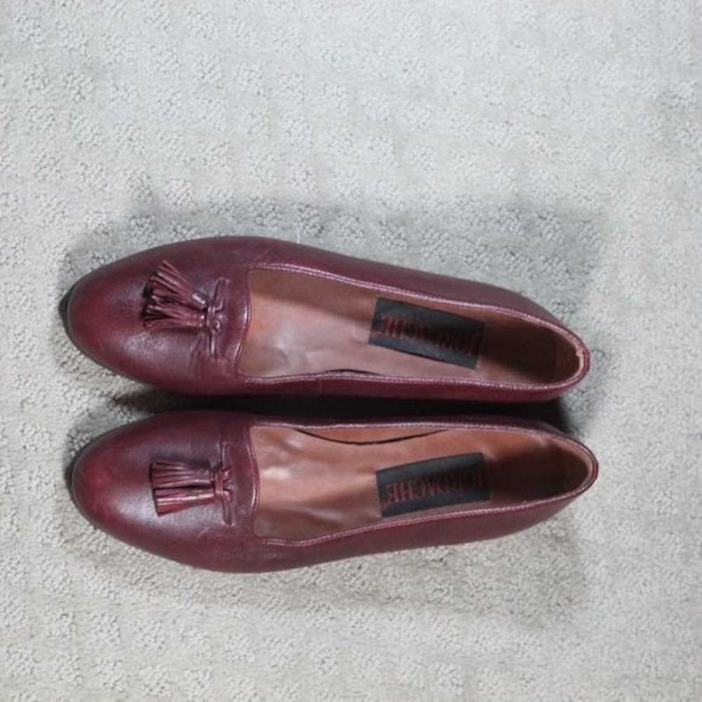 NWOT Jordache Maroon Tassel Flats - image 2