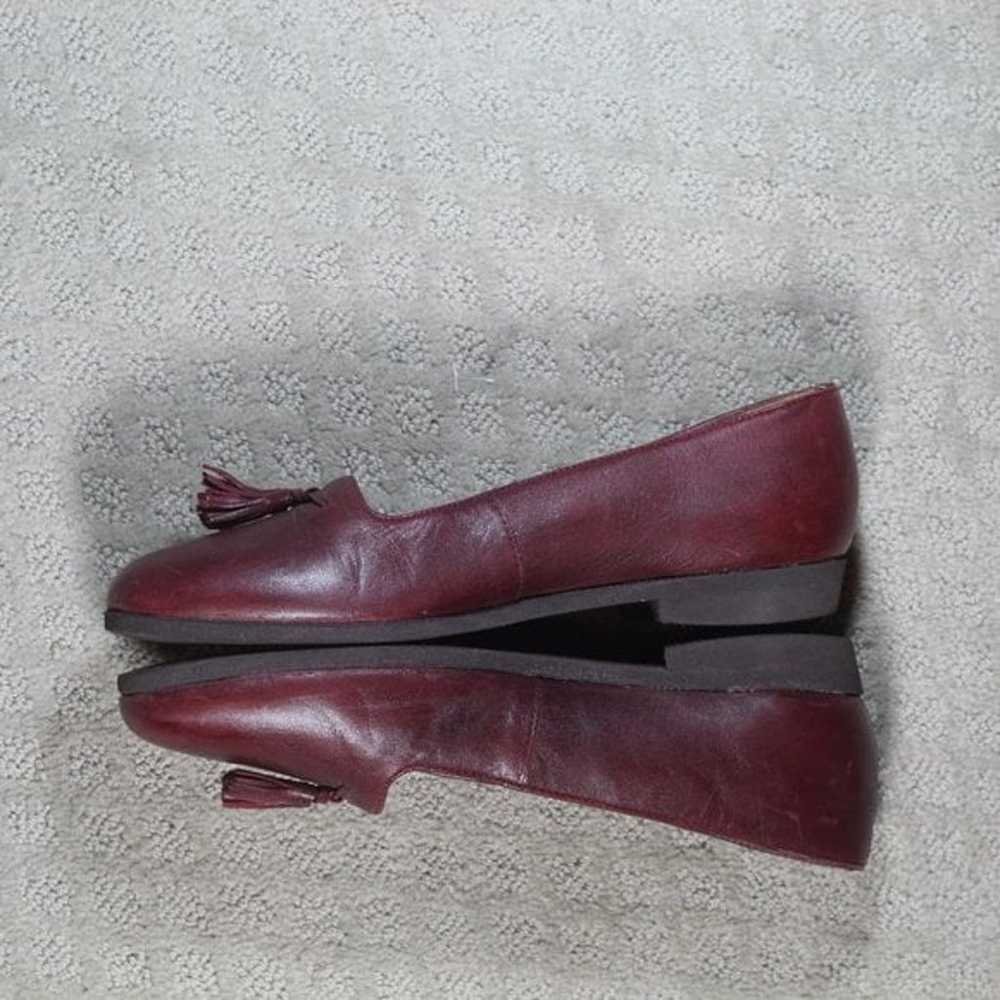 NWOT Jordache Maroon Tassel Flats - image 3