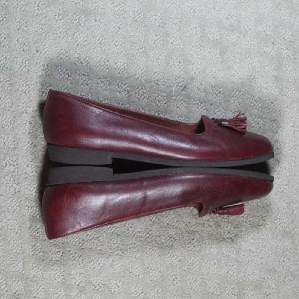 NWOT Jordache Maroon Tassel Flats - image 4