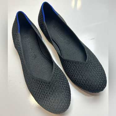 Rothys Retired Honeycomb black flats