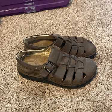 Birkenstock leather fisherman sandals