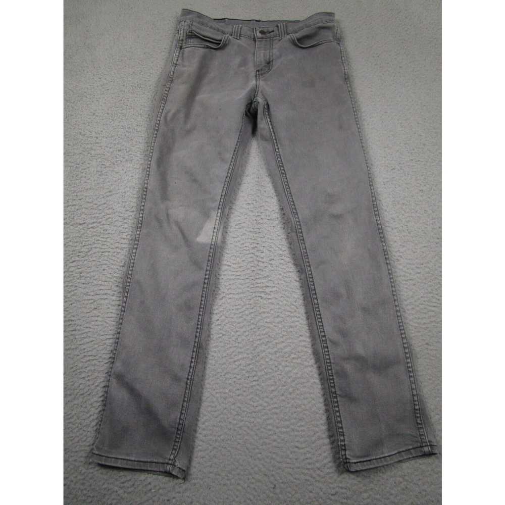 Levi's Levis 511 Jeans Mens 30x32 Gray Denim Dist… - image 1