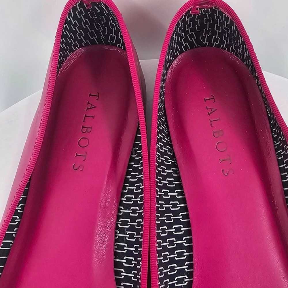 Talbots Fuchsia Ballet Flats size 8 - image 7