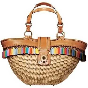 バッグ Coach Legacy Buckle Straw Shoulder Bag Coach Legacy Buckle Straw Shoulder Bag #PG3NFK | eBay