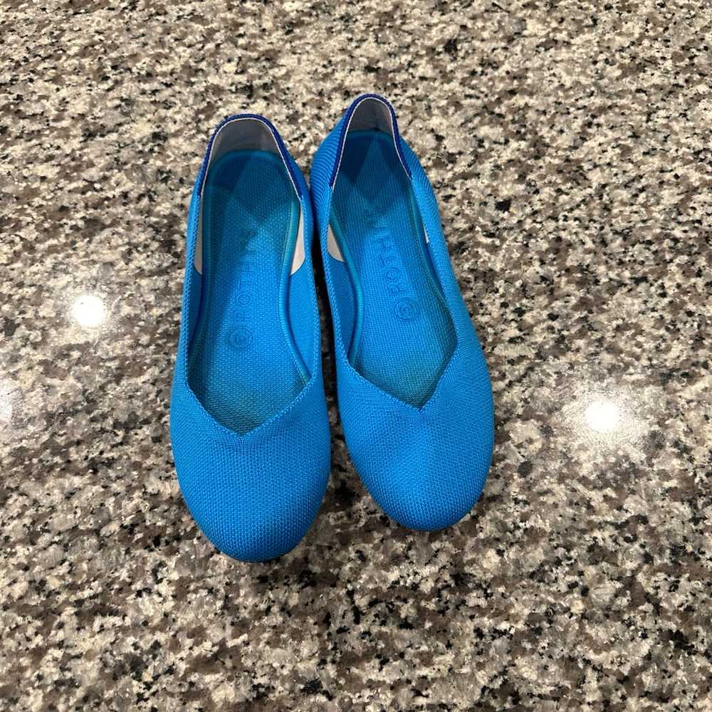 rothys flats size 8 blue - image 1