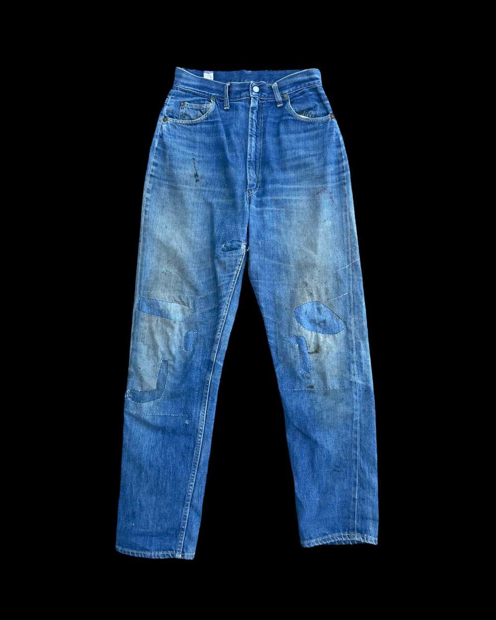 1950s Penny's Foremost 'Levis 701 Style' Mended H… - image 3