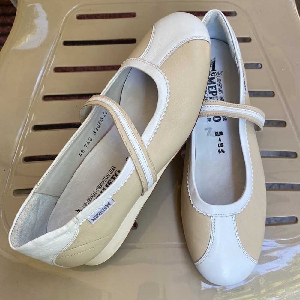 New Mephisto Air Relax Mary Jane WhiteCream Flats - image 7