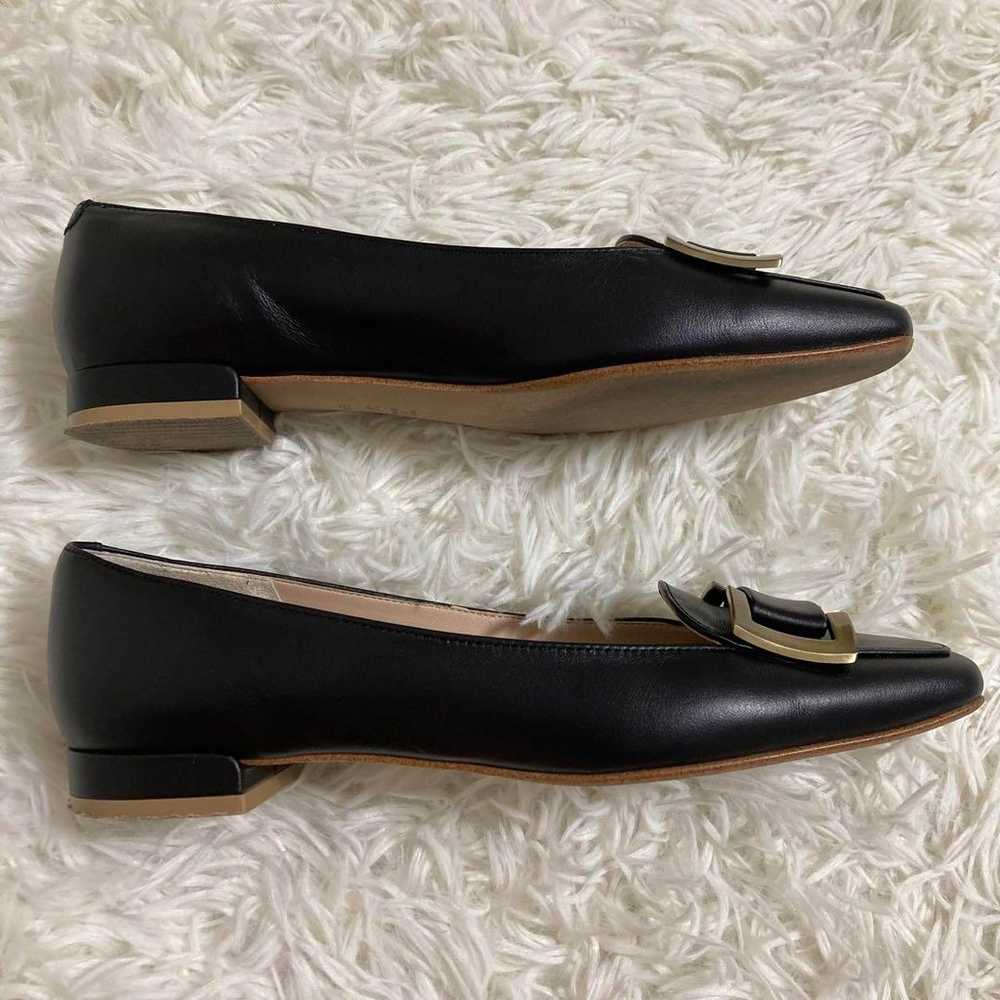 Brand new item, DIANA leather flat pumps with gol… - image 8