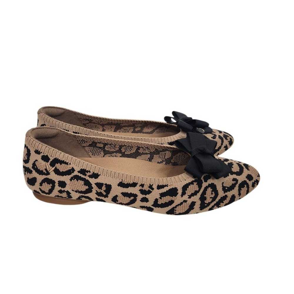 VIVAIA Shoes Womens 9 40 Tan Black Leopard Tamia … - image 1