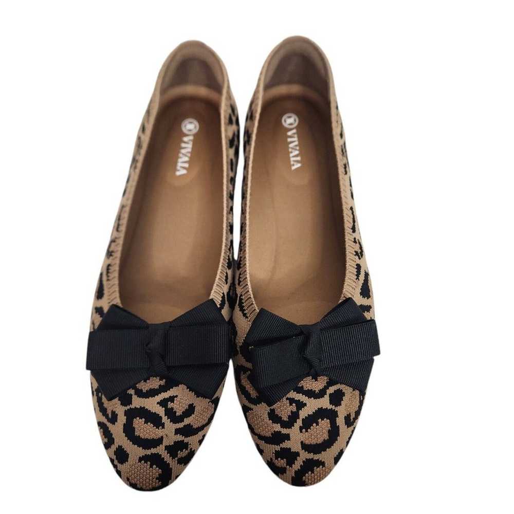 VIVAIA Shoes Womens 9 40 Tan Black Leopard Tamia … - image 2