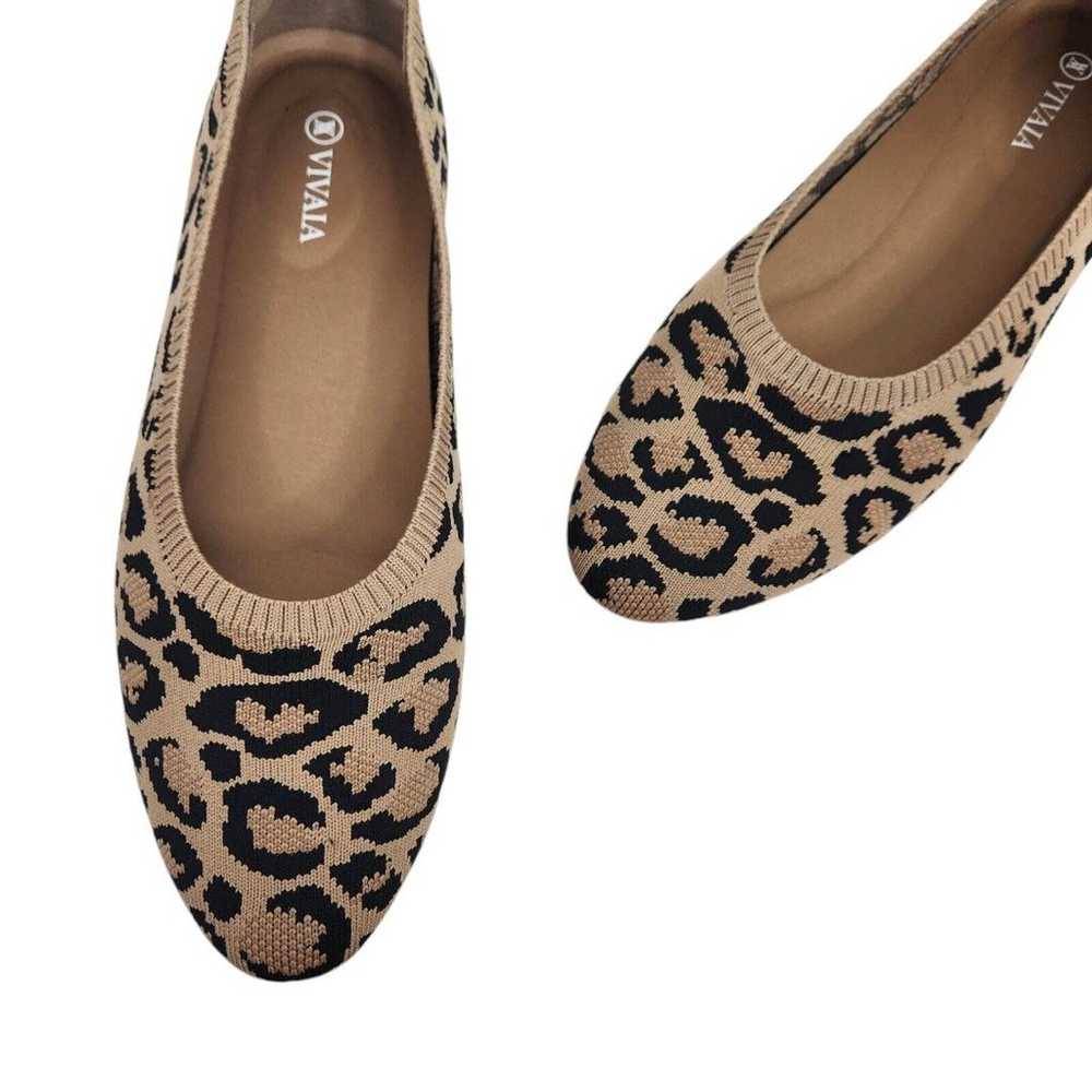 VIVAIA Shoes Womens 9 40 Tan Black Leopard Tamia … - image 5