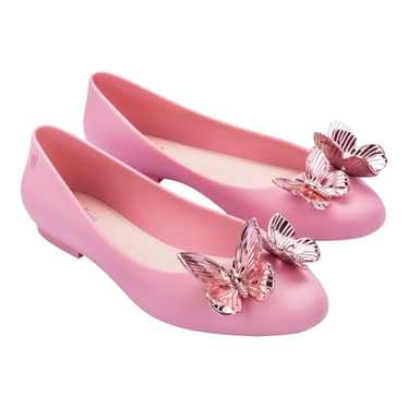 Melissa Doll 3D Butterflies Pink Flats Size 8