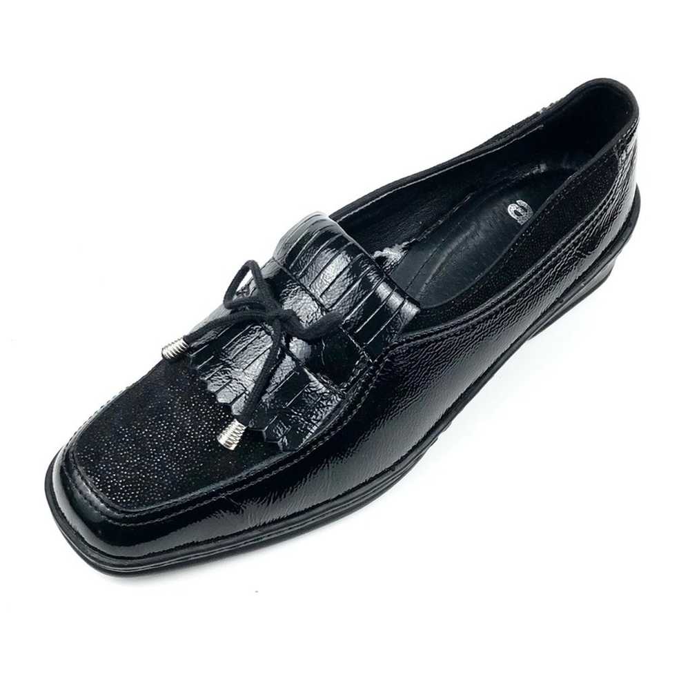 Ara Women's Rachael Black Patent Loafer Size 7 - image 1