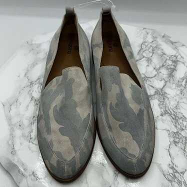 SUSINA Kellen Almond Toe Grey Camouflage Leather L