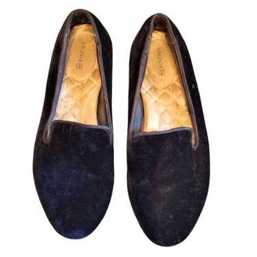 Birdies The Starling Black Velvet Loafers