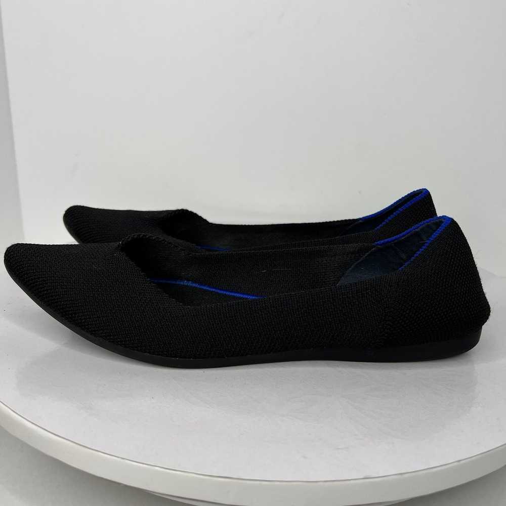 Rothys 6 Womens The Point Ballet Flats Black Slip… - image 3