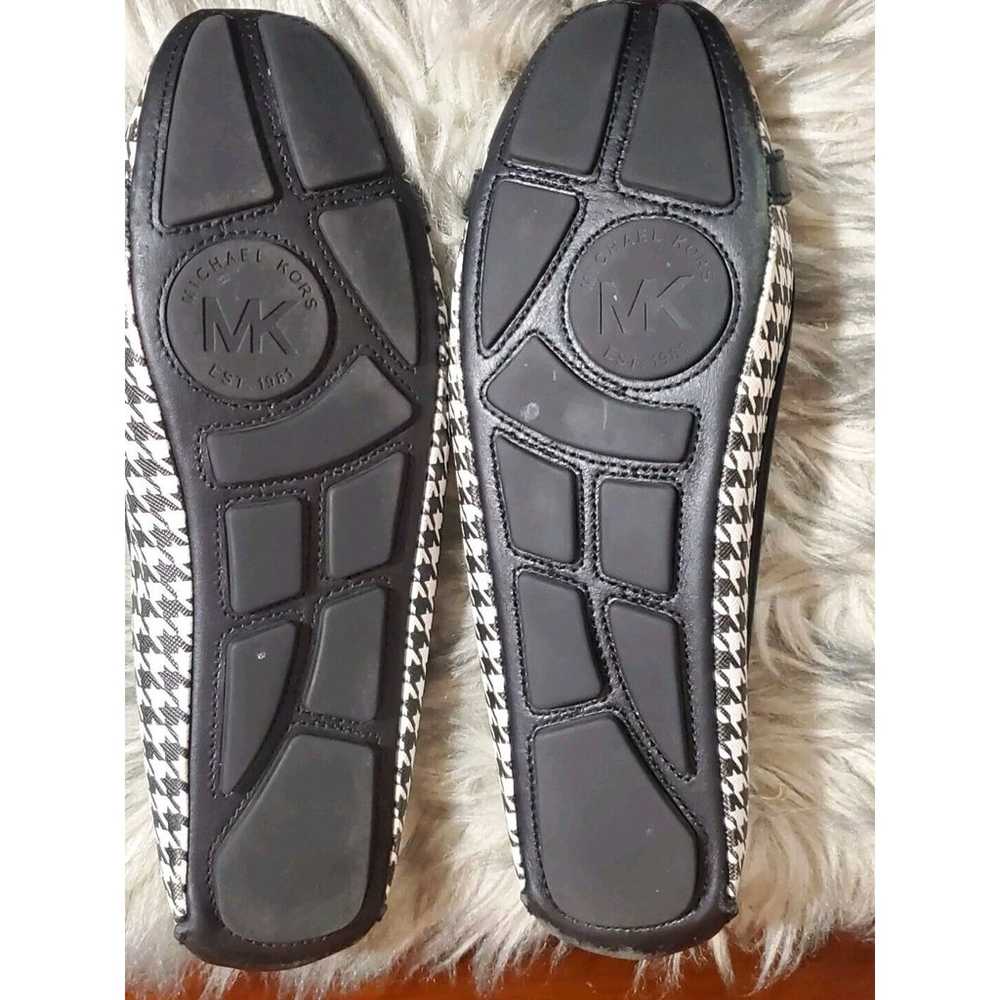 Michael Kors Fulton Moc Leather 9.5 Black & White… - image 10