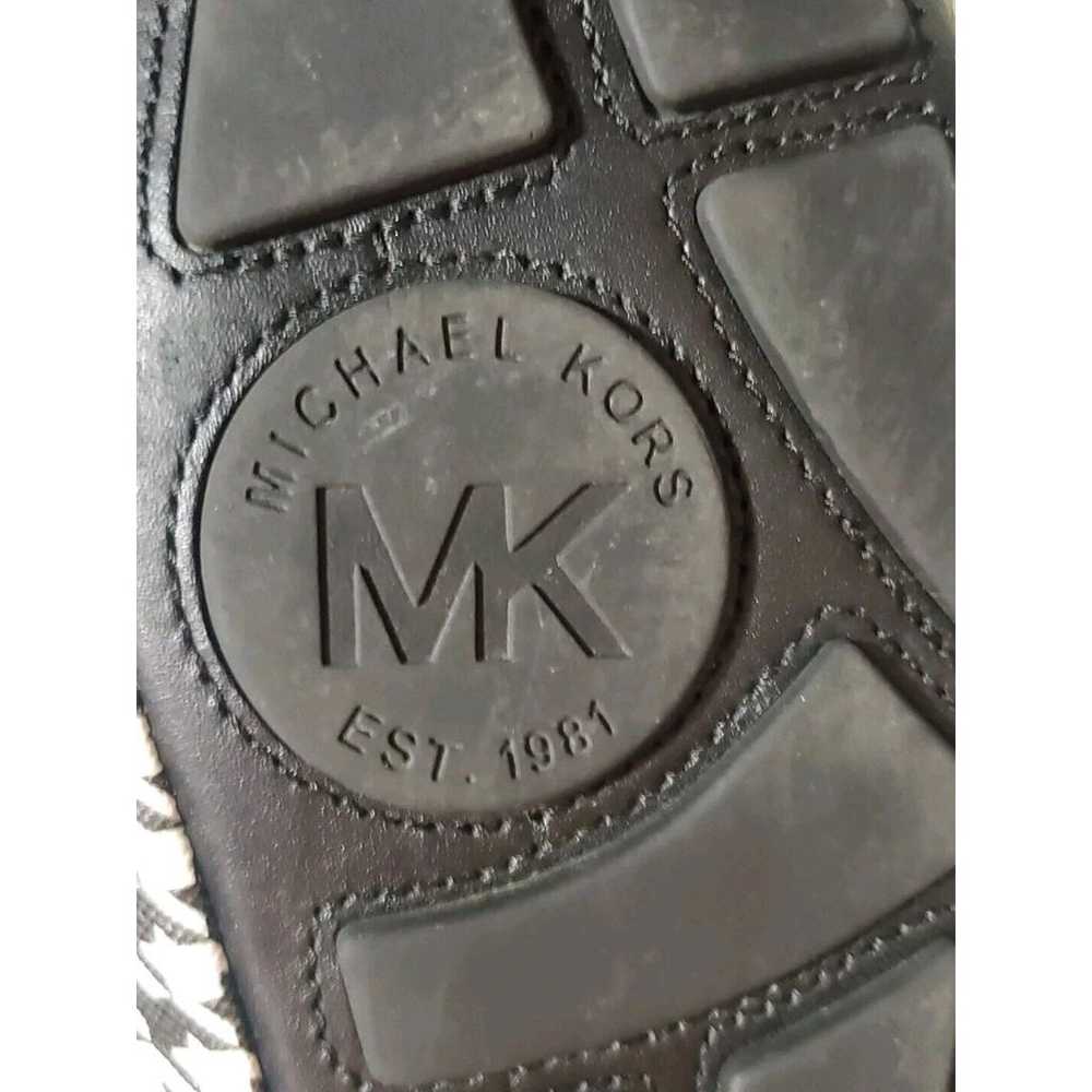 Michael Kors Fulton Moc Leather 9.5 Black & White… - image 11