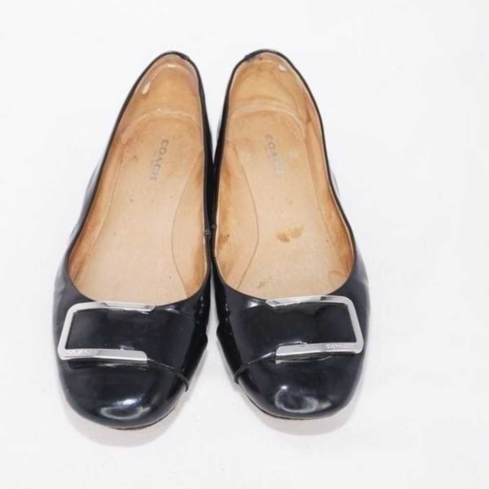 Coach New York 'Unique' Black Patent Leather Buck… - image 2