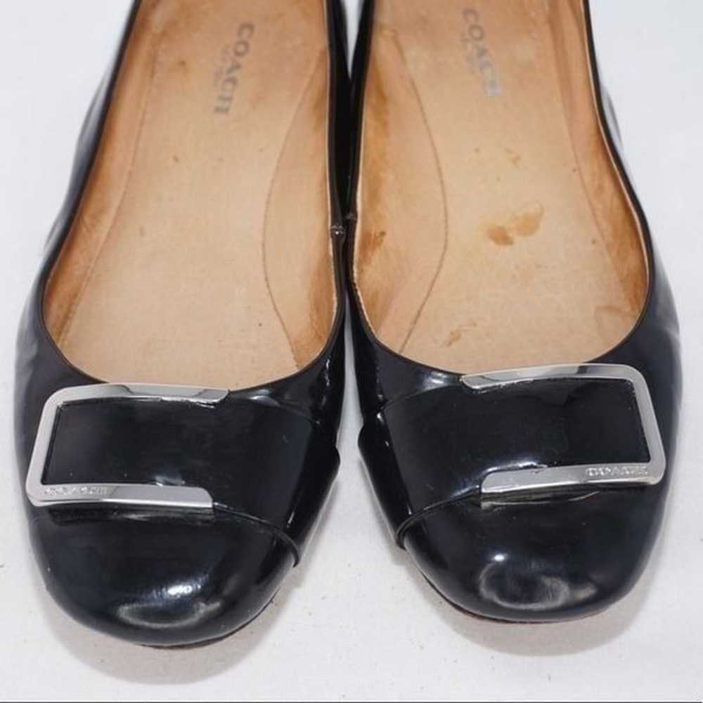 Coach New York 'Unique' Black Patent Leather Buck… - image 3