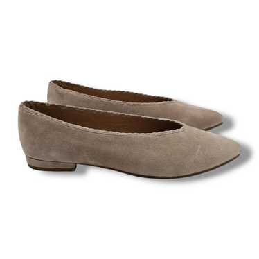 Eileen Fisher Posey Suede Pointed Toe Flats Womens