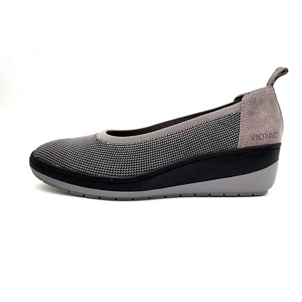 Vionic Advantage Jacey Gray Slip On Wedge Women's… - image 5