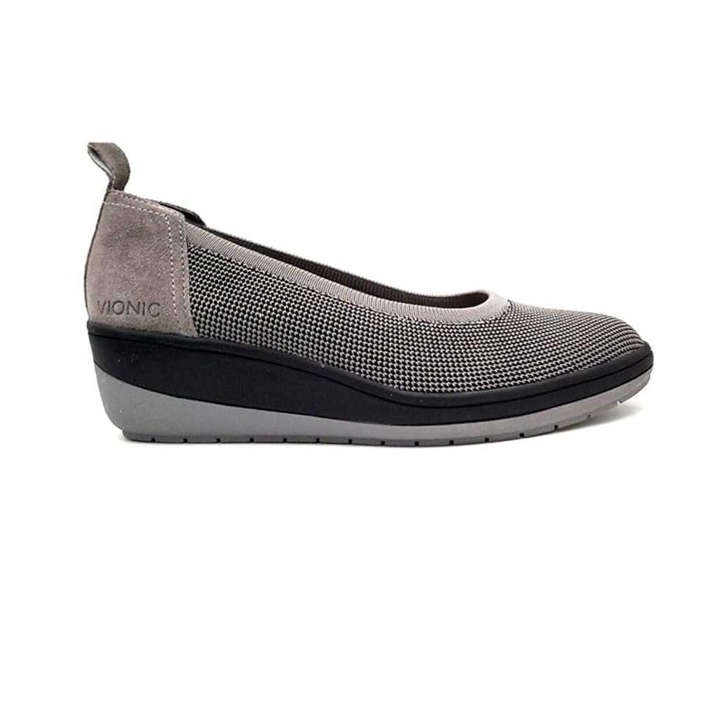 Vionic Advantage Jacey Gray Slip On Wedge Women's… - image 8