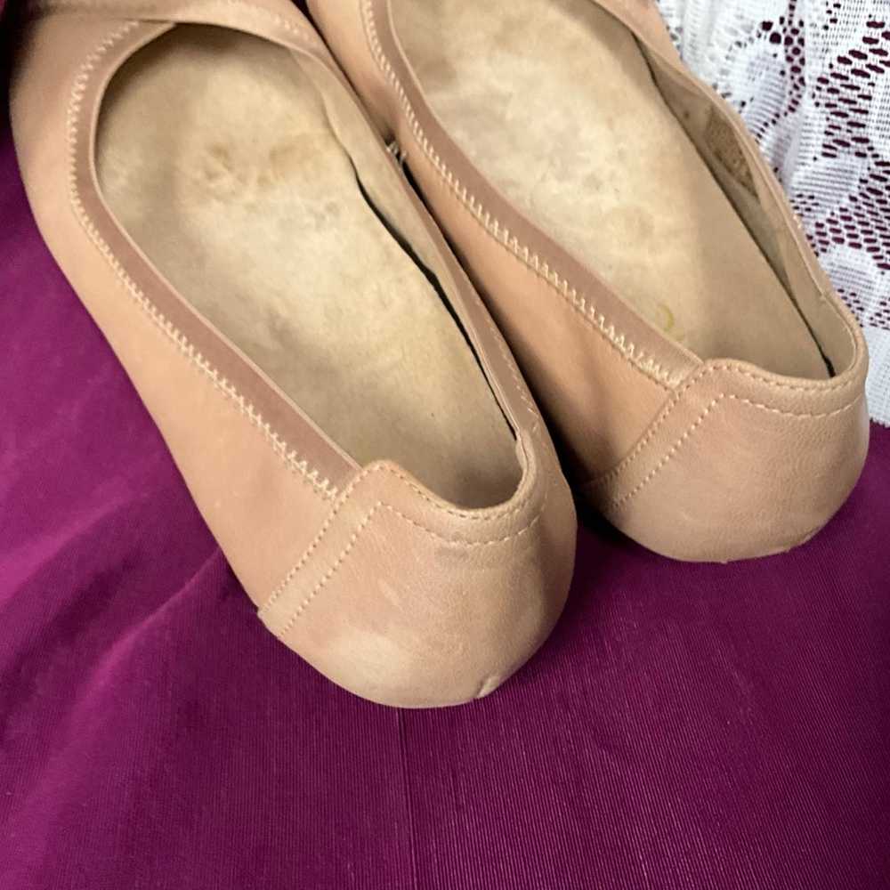 Vionic Caroll Ballet Flat Soft Tan Leather Size 9… - image 5