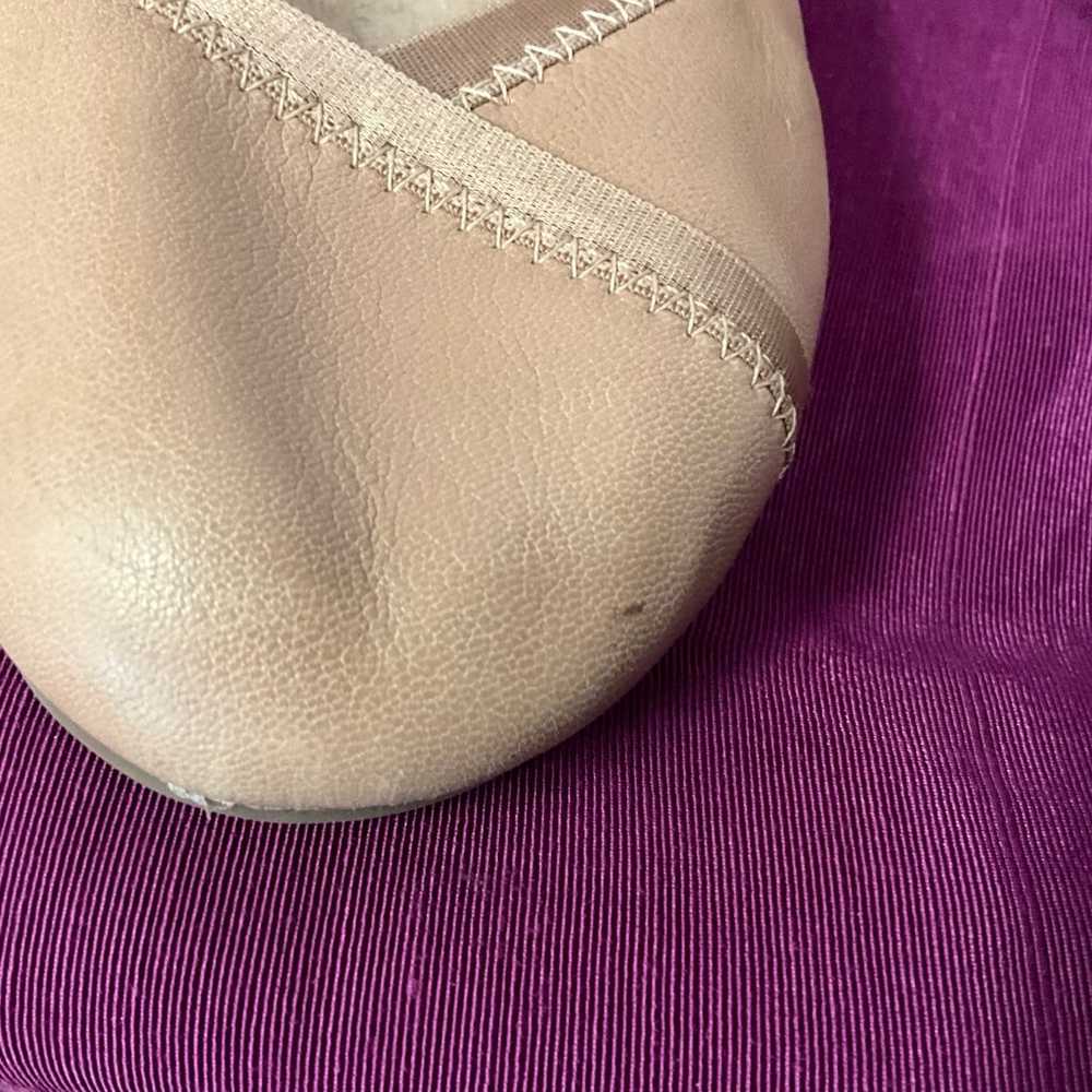 Vionic Caroll Ballet Flat Soft Tan Leather Size 9… - image 9