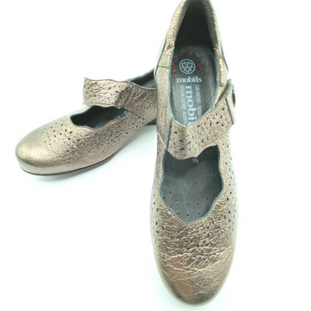 MEPHISTO MOBILS BRONZE MARY JANE STYLE CASUAL HOO… - image 7