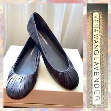 Vera Wang Lavender flats grey fabric rushed size 7